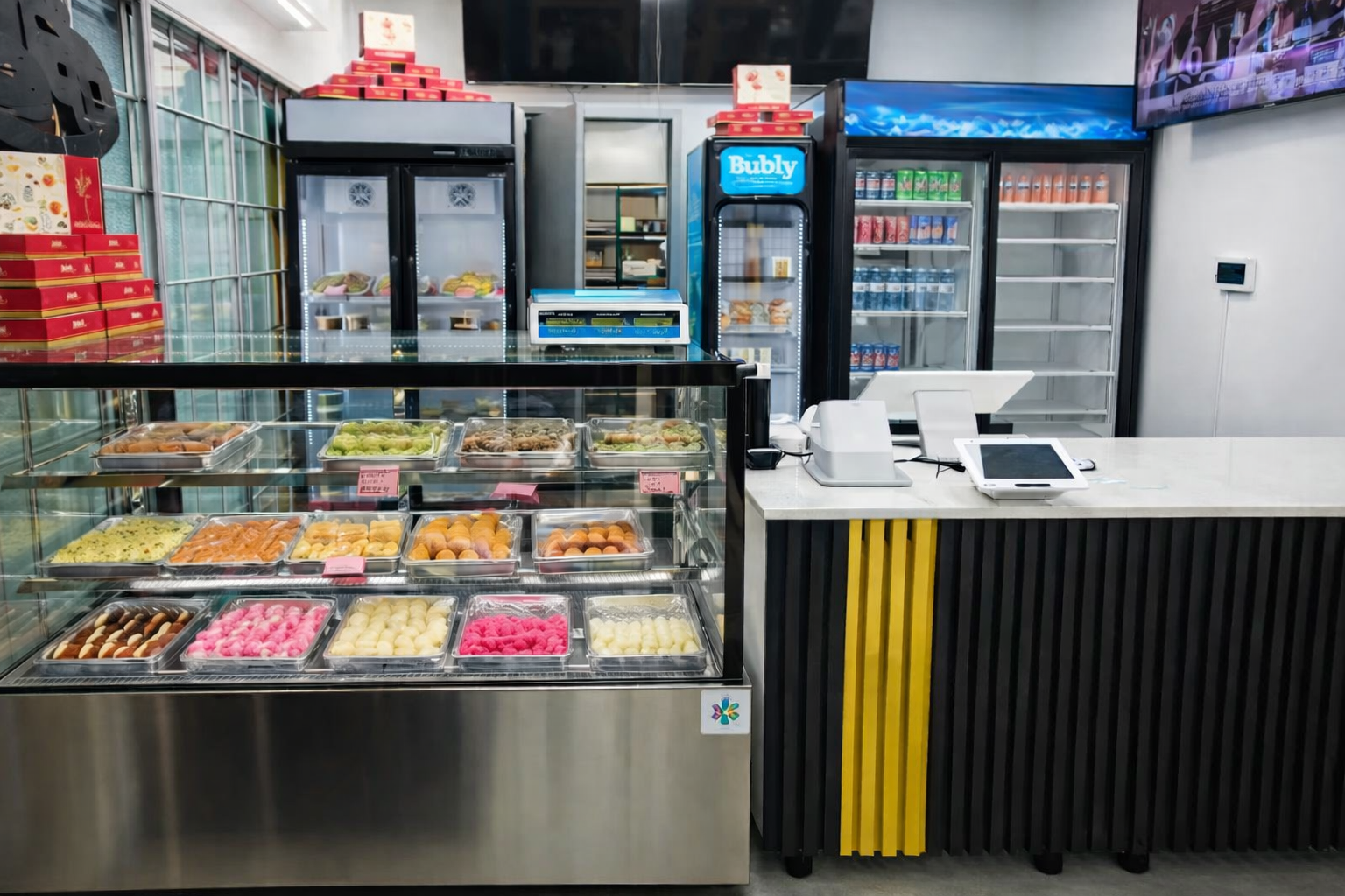 Chicago Deep Dish Pizza Calgary restaurant interior on 32 Street NE